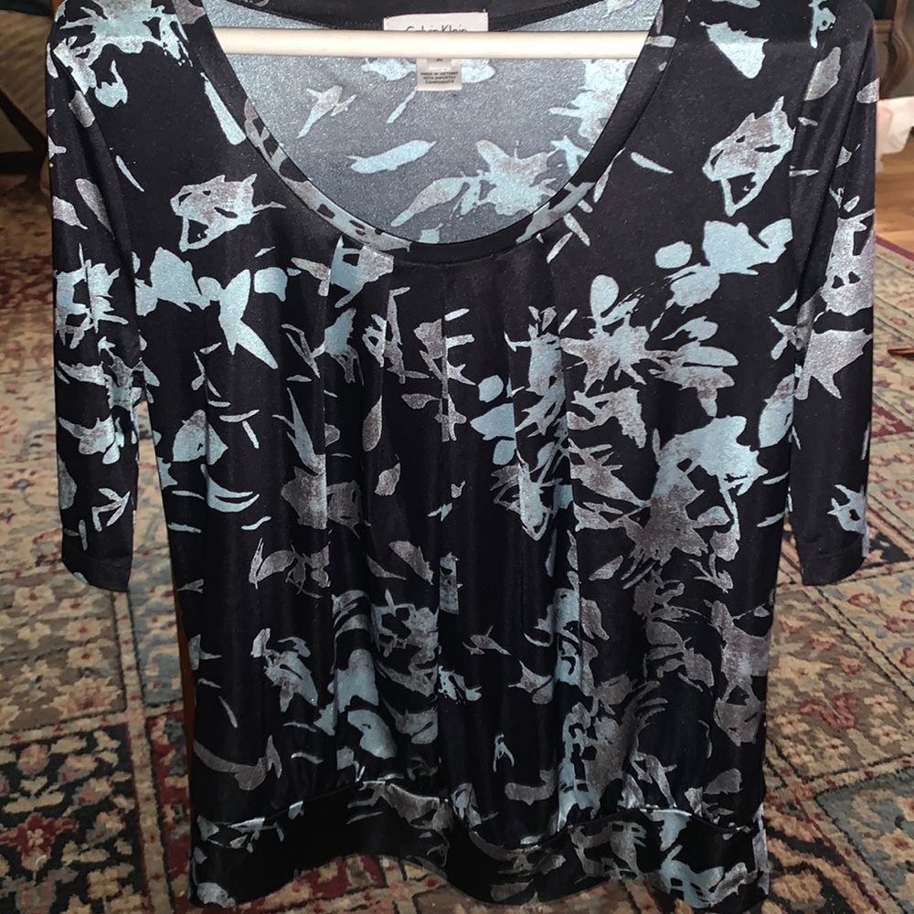 Calvin Klein Blouse Size Medium